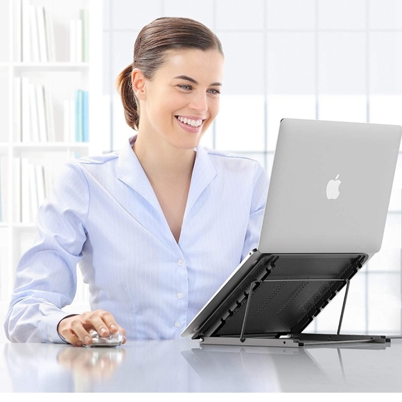 Laptop Holder - Foldable Portable Ergonomic - Size M - Picture 5 of 10